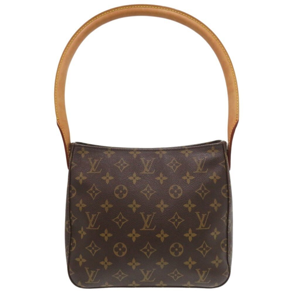 LOUIS VUITTON Authentic Brown Monogram Looping MM Shoulder Bag - Picture 2 of 12